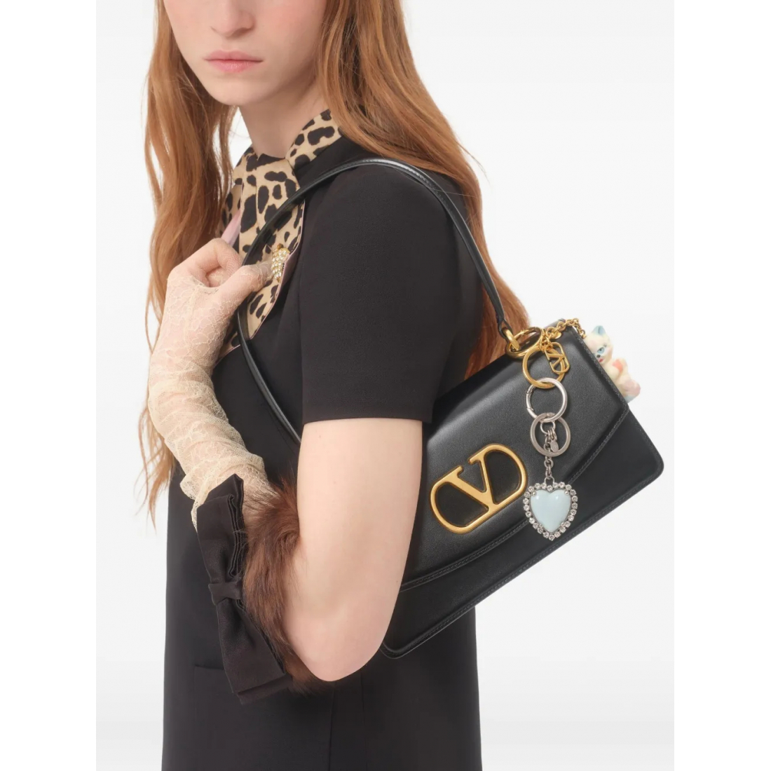 Women's 'Leopard-Bow' Mini Dress