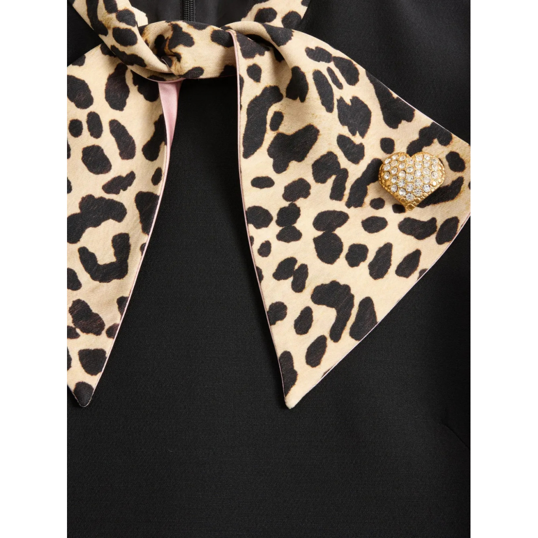Women's 'Leopard-Bow' Mini Dress