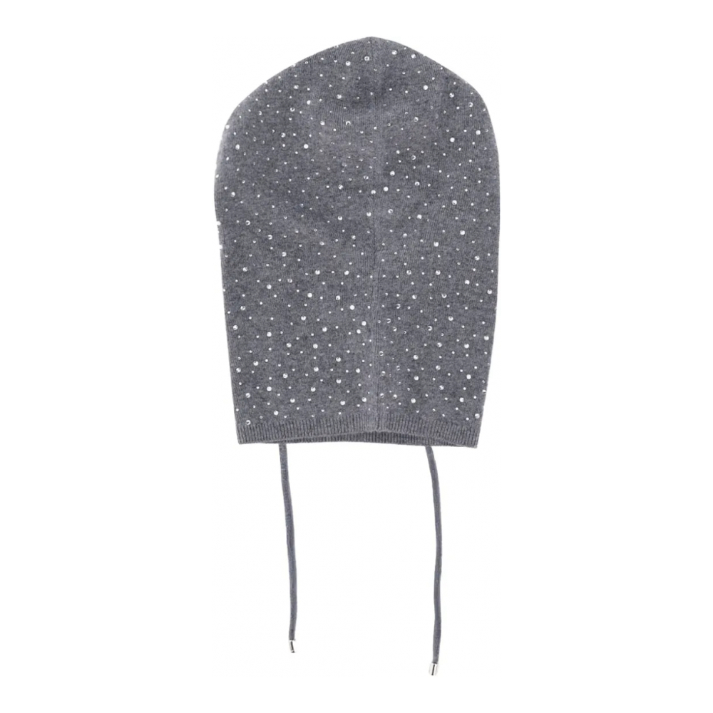 Balaclava 'Crystal-Embellished Hooded' pour Femmes
