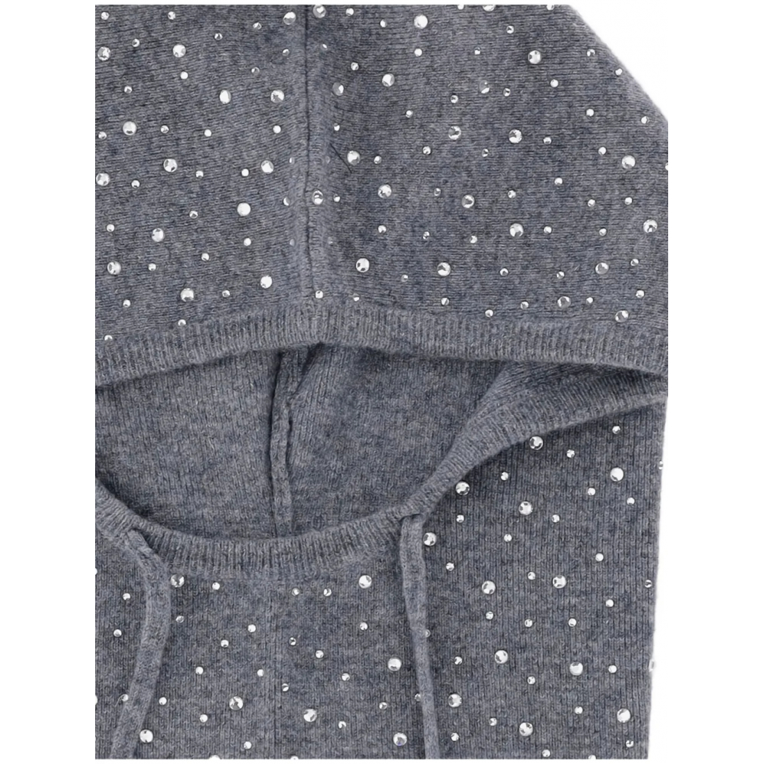 Balaclava 'Crystal-Embellished Hooded' pour Femmes