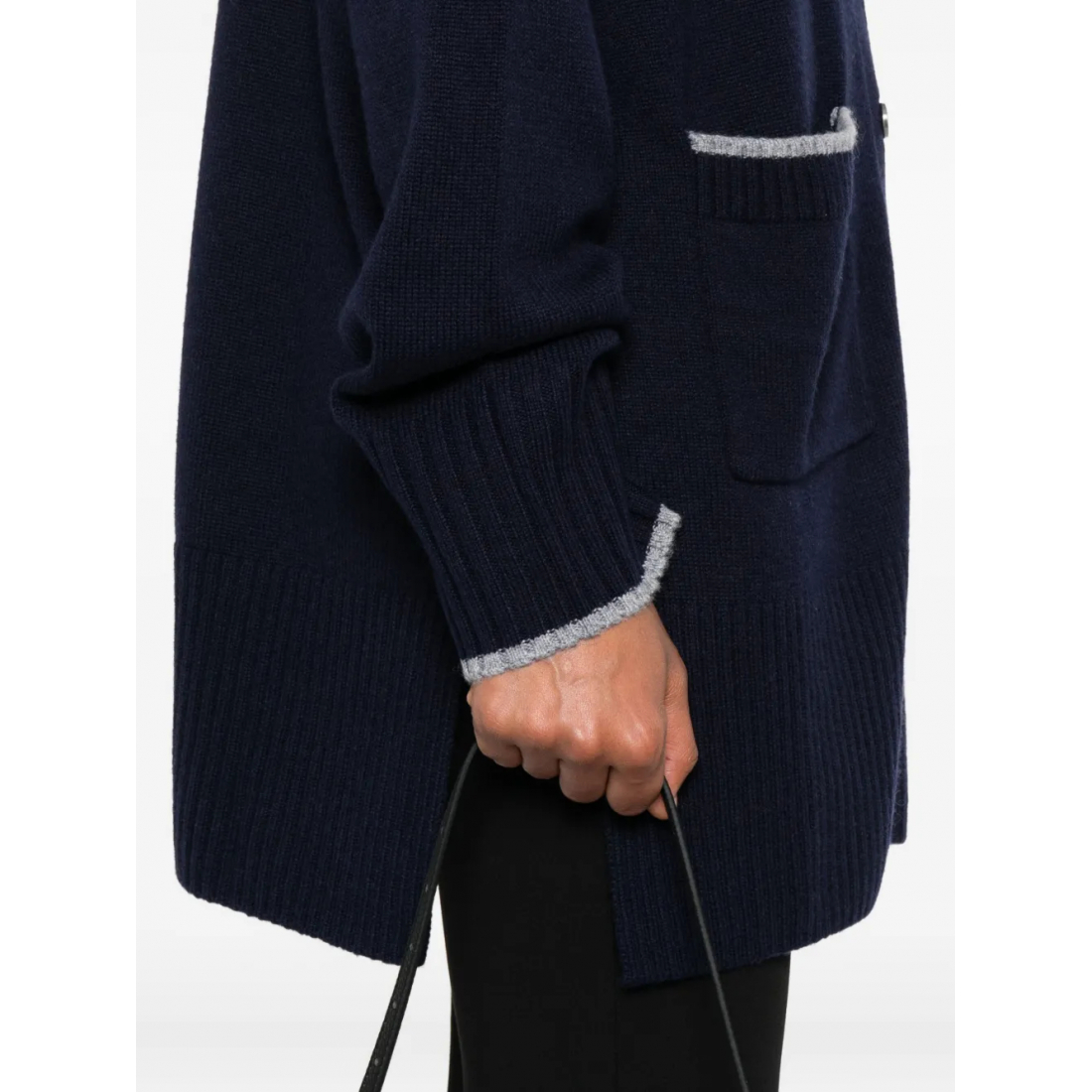 Cardigan 'Pocket-Detail Button-Up' pour Femmes