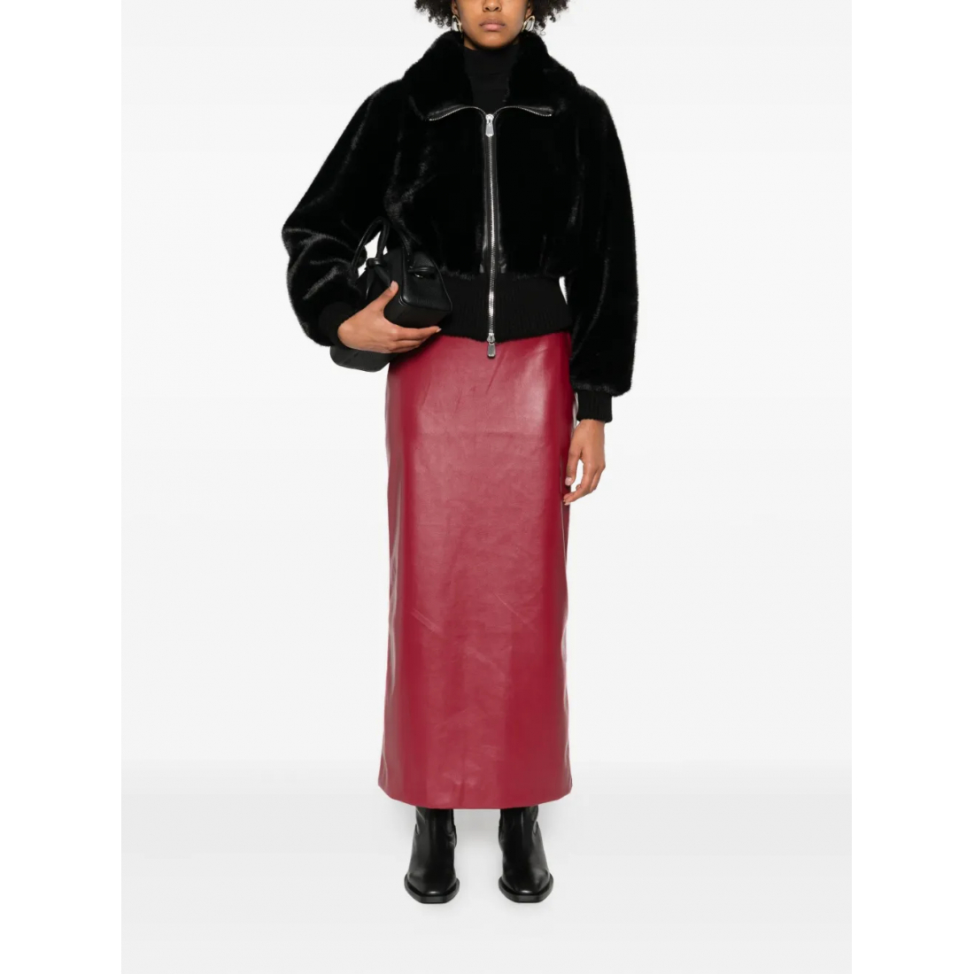 Veste 'Ribbed Zip-Front' pour Femmes