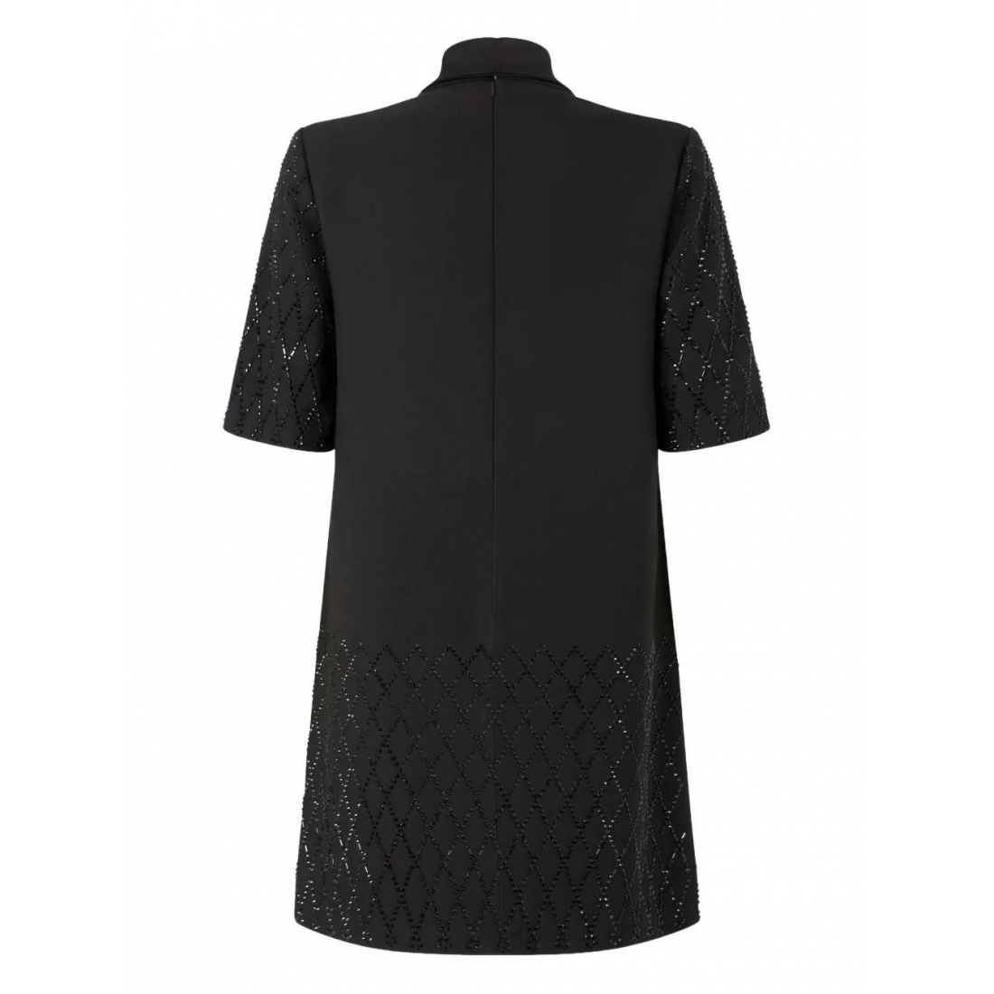 Robe mini 'Embellished Short-Sleeve' pour Femmes