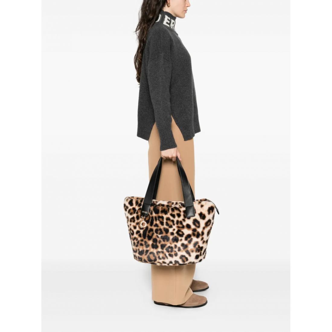 Sac Cabas 'Leopard-Print Top-Handle' pour Femmes