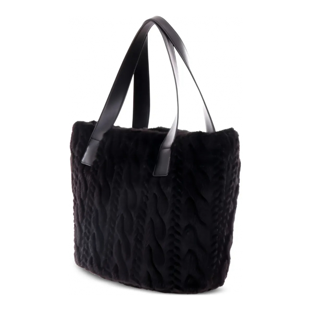 Sac Cabas 'Large Cable-Knit' pour Femmes