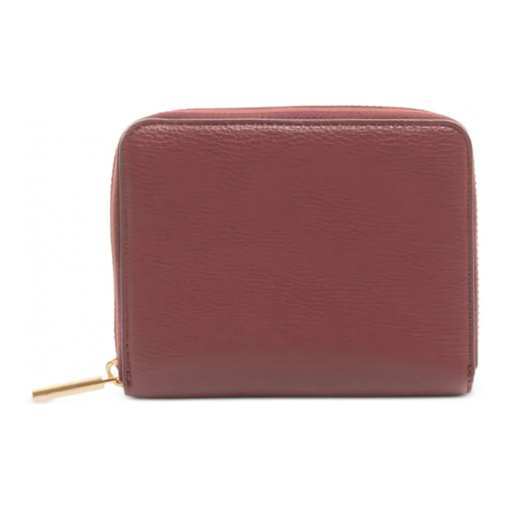 Women's 'Logo-Plaque Zip-Around' Wallet