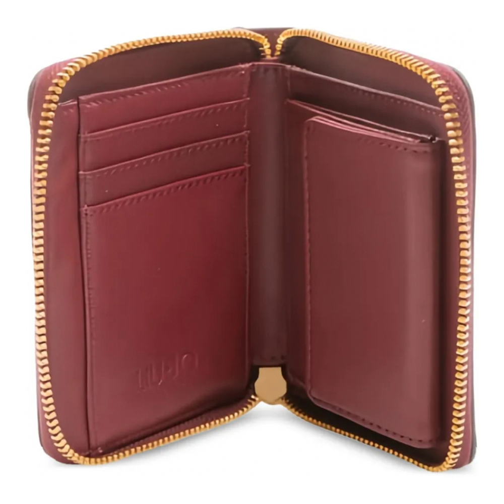 Women's 'Logo-Plaque Zip-Around' Wallet