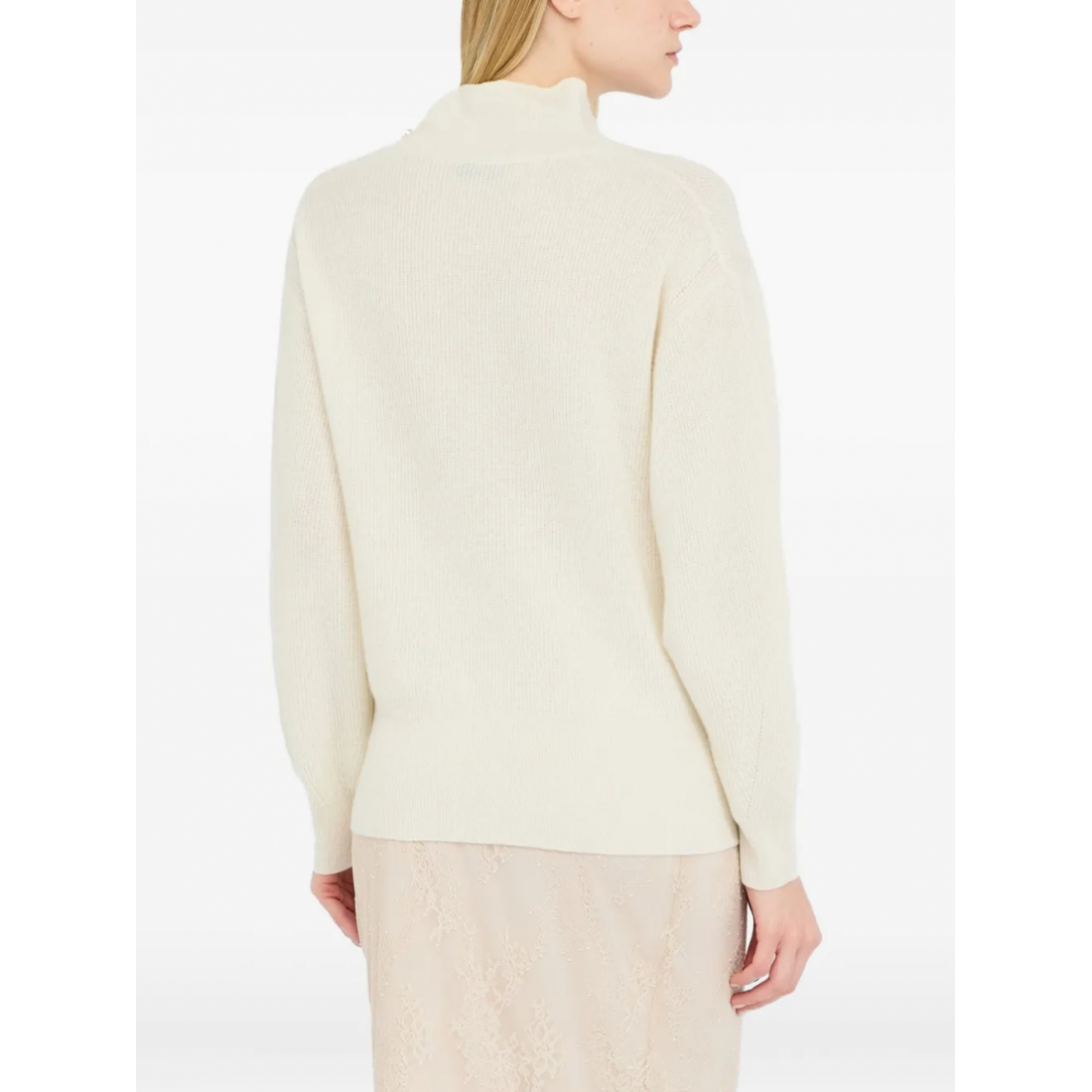 Pull 'Pearl-Embellished Puff-Sleeve' pour Femmes