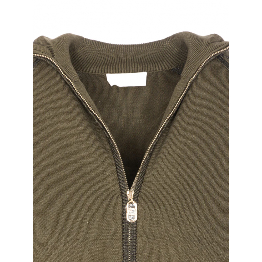 Sweatshirt 'Leopard-Print Zipped-Front' pour Femmes