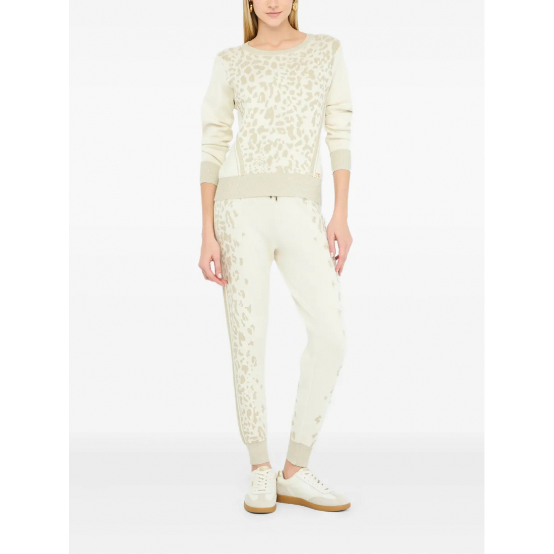 Pull 'Animal-Print Jacquard' pour Femmes