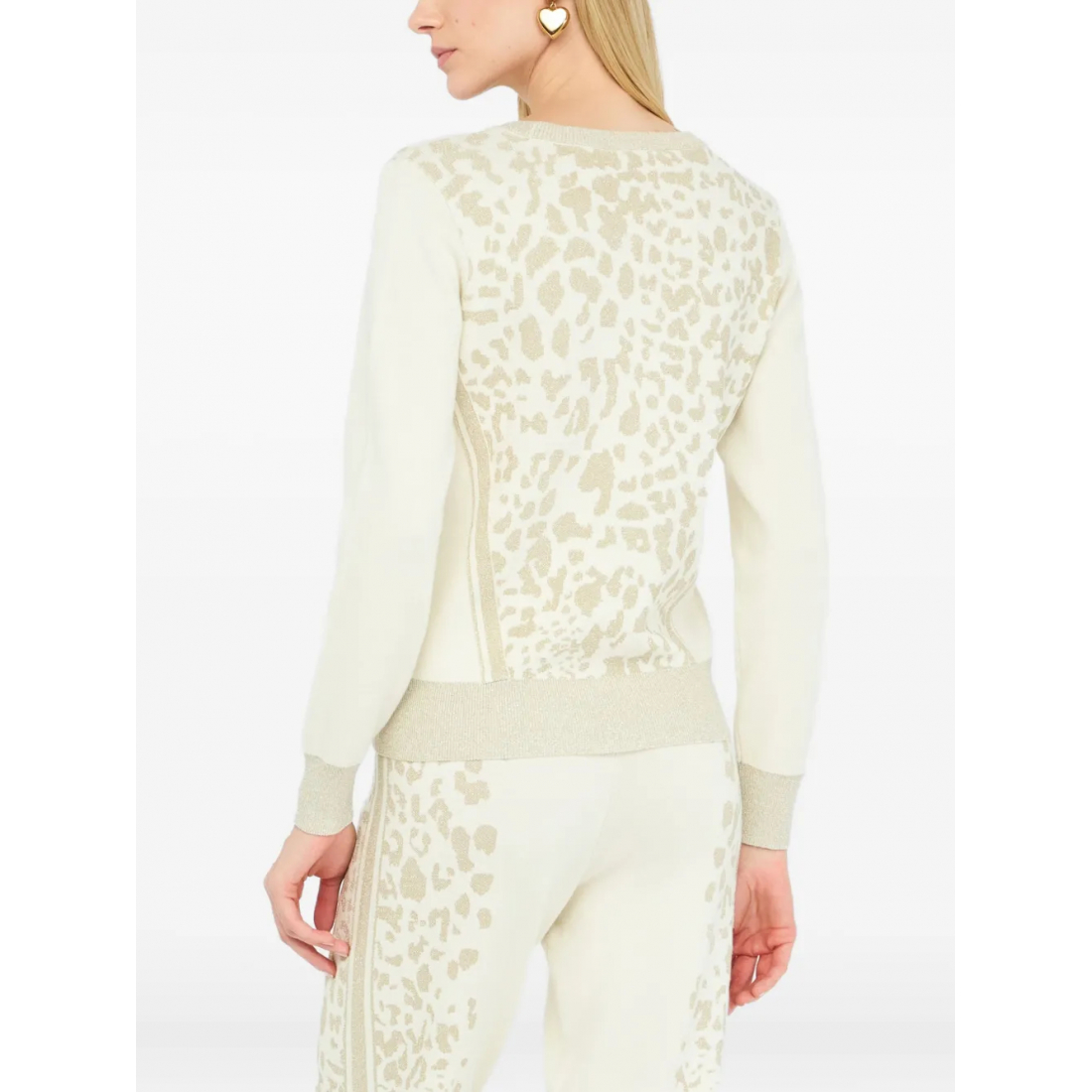 Pull 'Animal-Print Jacquard' pour Femmes