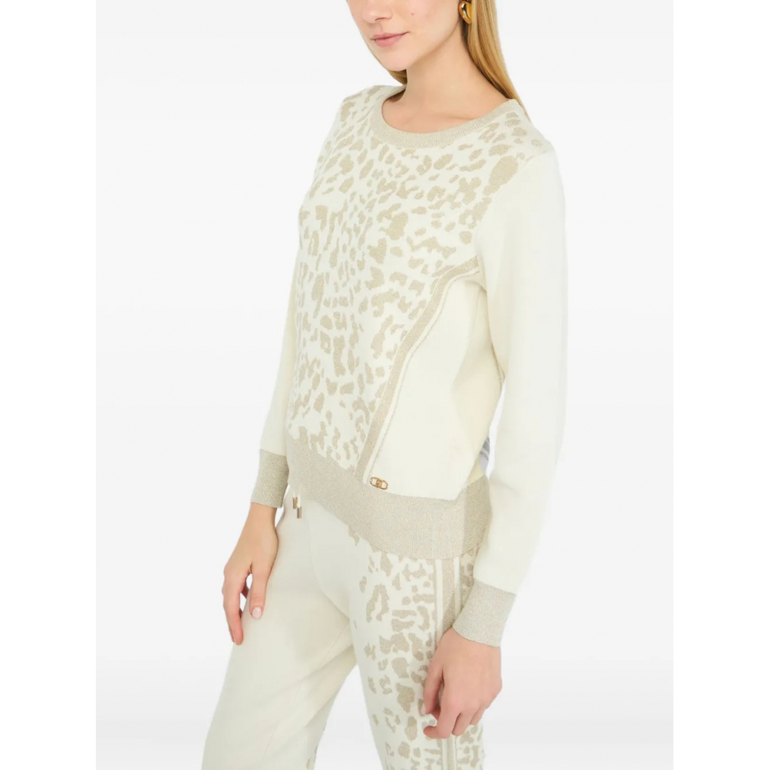 Pull 'Animal-Print Jacquard' pour Femmes