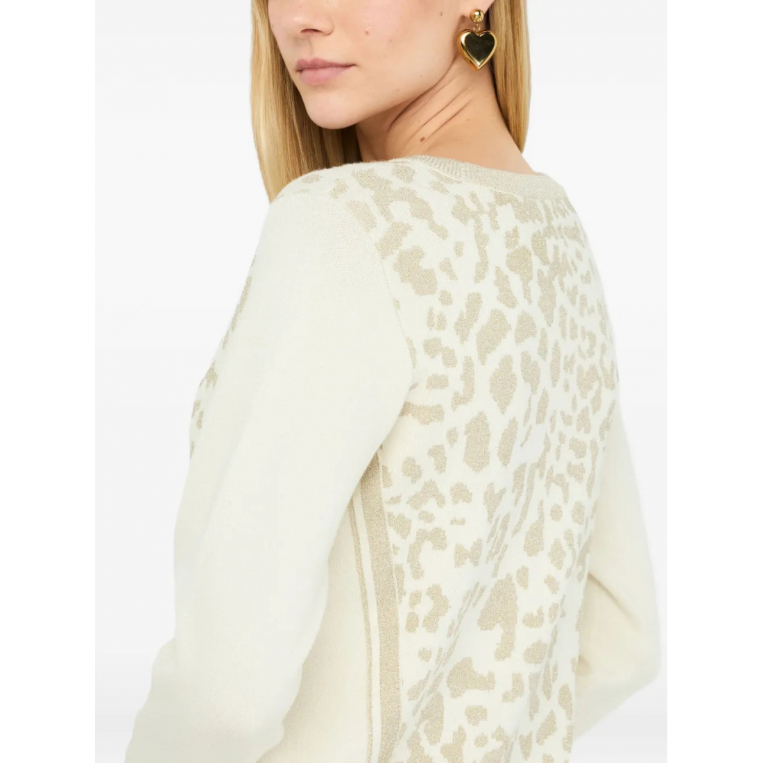 Pull 'Animal-Print Jacquard' pour Femmes