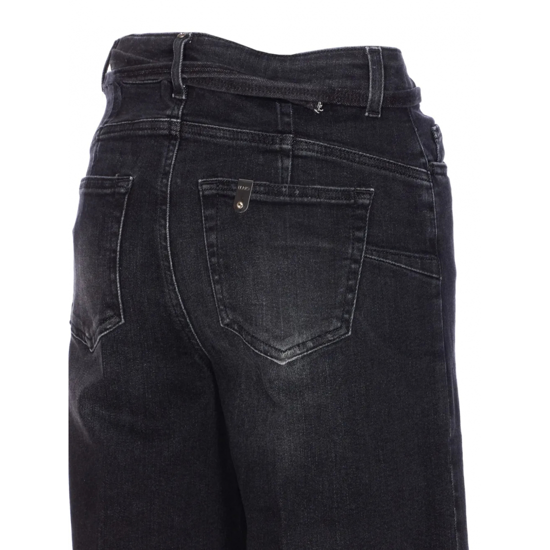 Jeans 'Logo-Plaque Flare' pour Femmes