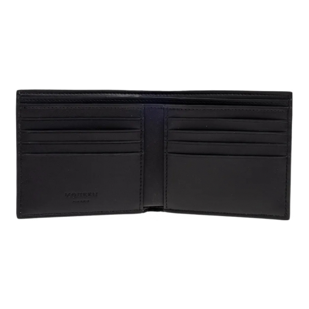 Men's 'Skull-Plaque Bi-Fold' Wallet