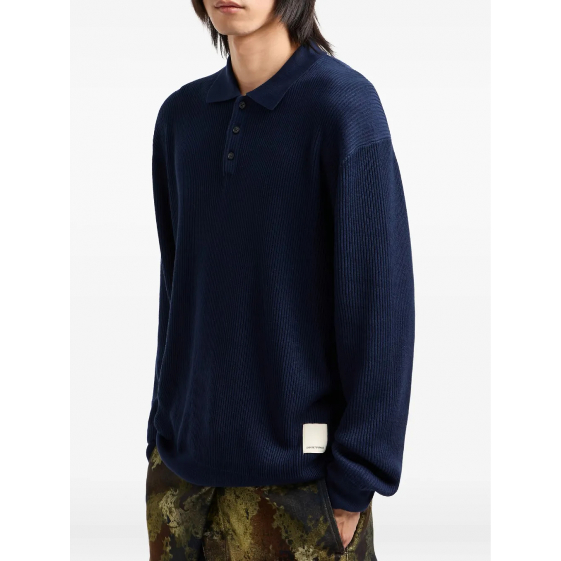 'Logo-Patch' Polohemd für Herren