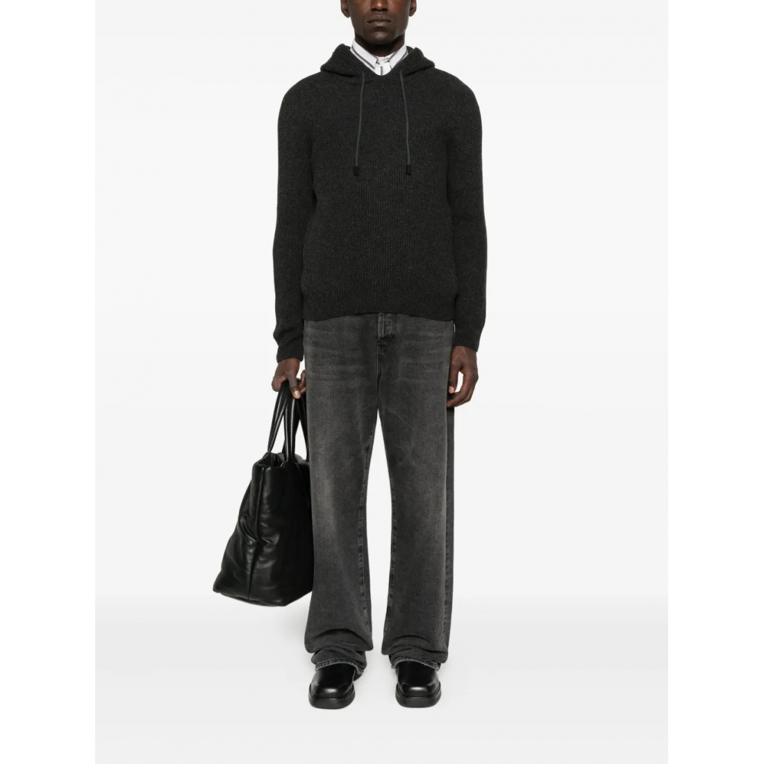 Sweatshirt à capuche  'Ribbed' pour Hommes