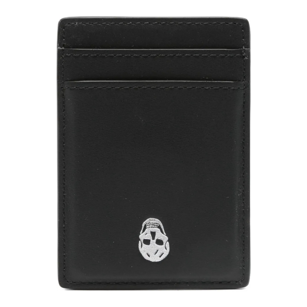 Men's 'Skull Magnetic' Card Holder