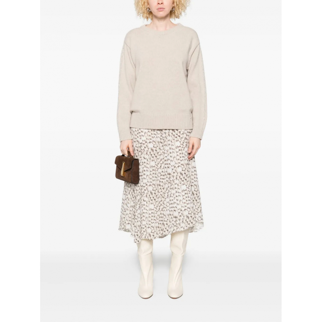 Pull 'Embellished Crew-Neck' pour Femmes