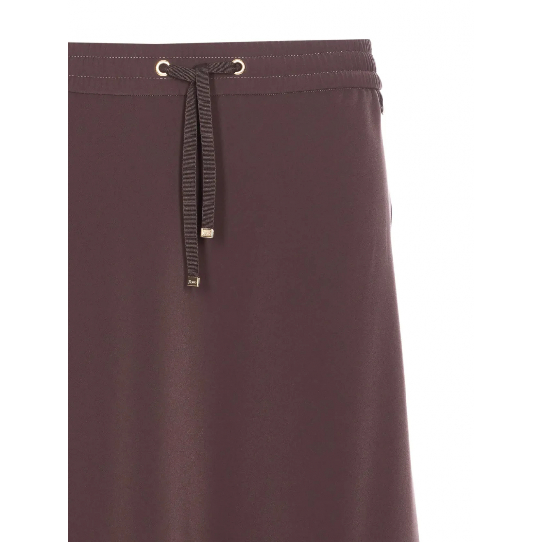Jupe Midi 'Elasticated-Waist Drawstring' pour Femmes