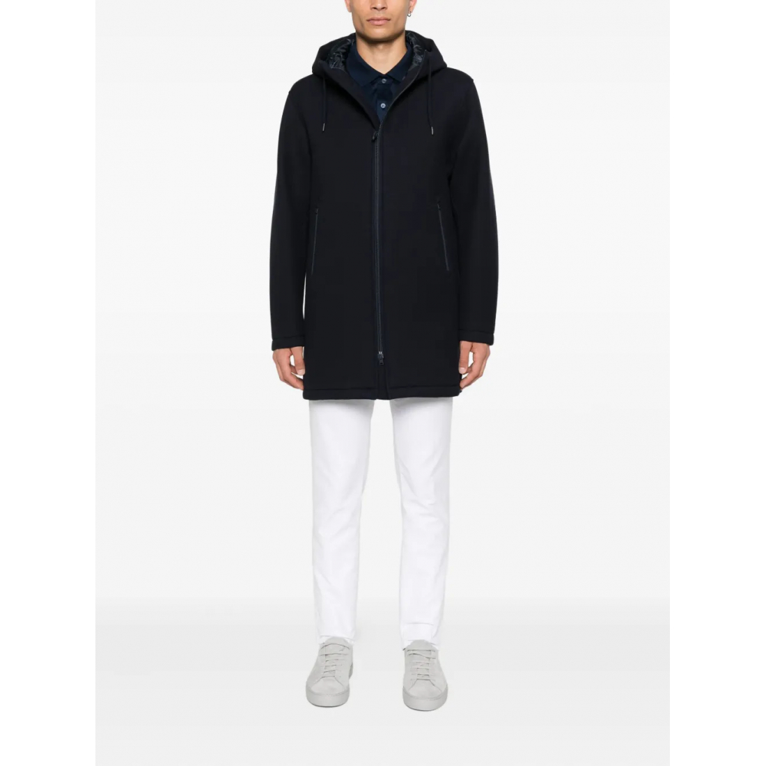 Veste 'Zip-Front Hooded' pour Hommes