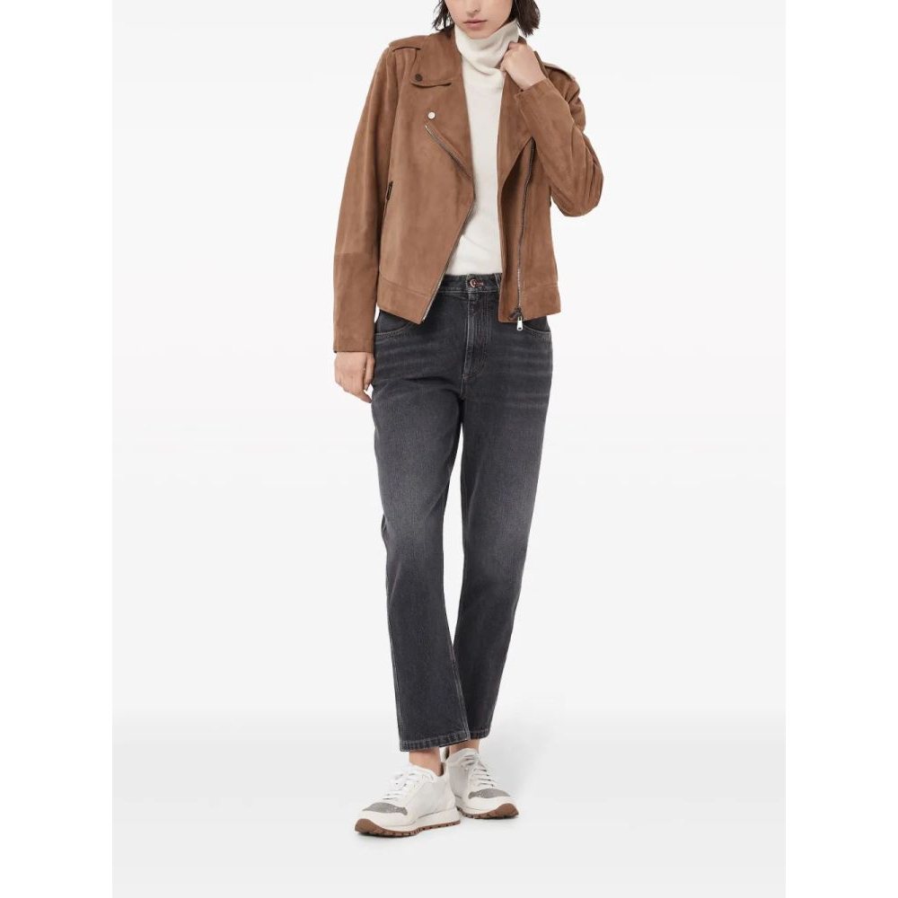 Jeans coupe courte 'Straight-Leg' pour Femmes