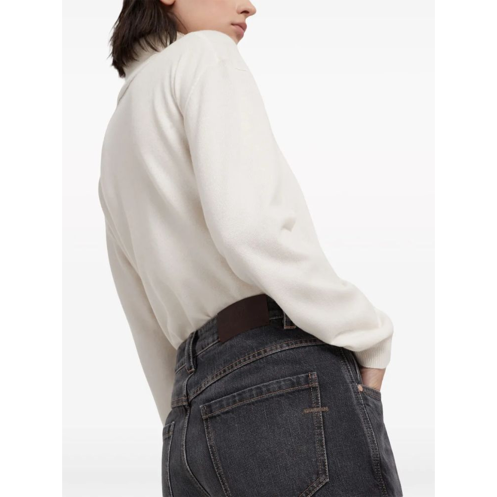 Jeans coupe courte 'Straight-Leg' pour Femmes