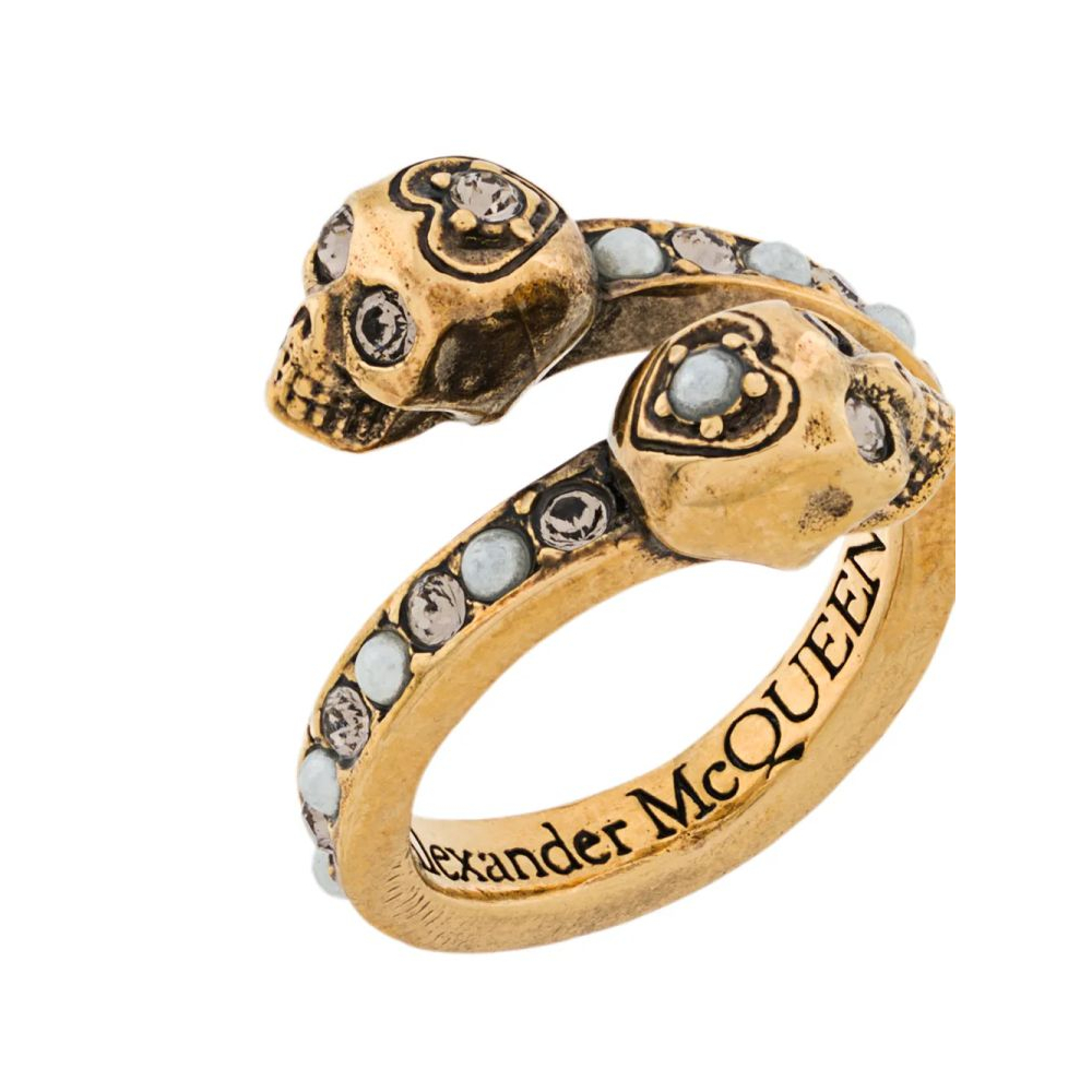 'Wrap-Around Skull' Ring für Damen