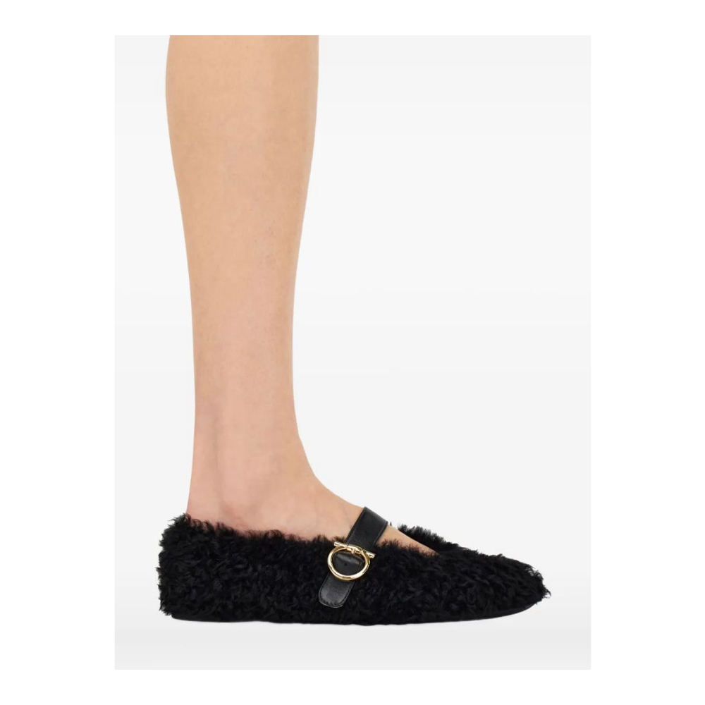 Women's 'Shearling Buckled' Ballerinas