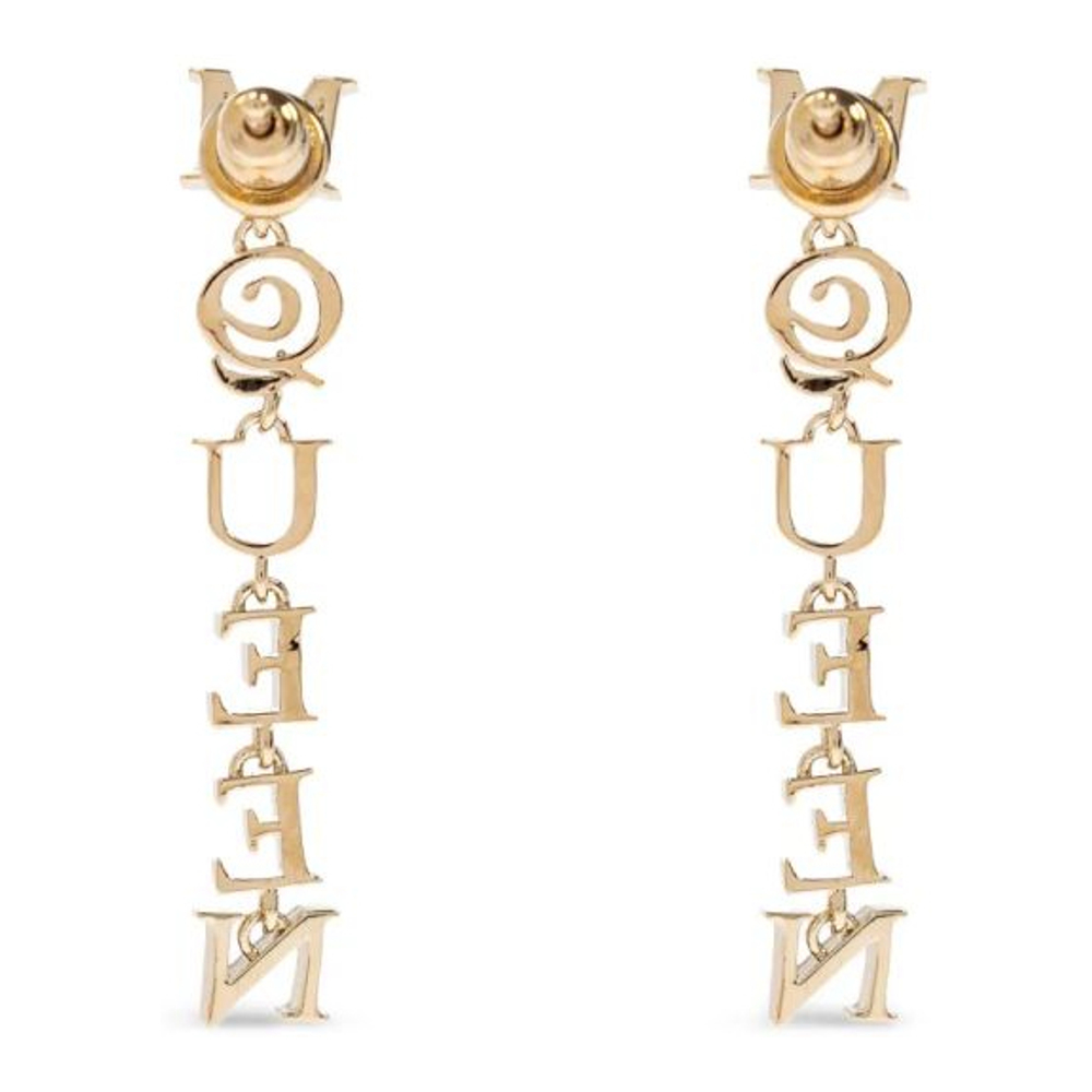 Women's 'Logo-Charm' Earrings