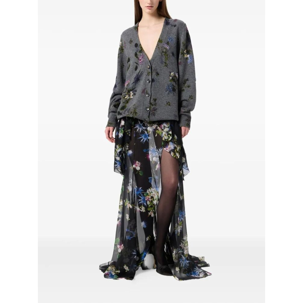 Women's 'Printed Knit' Cardigan