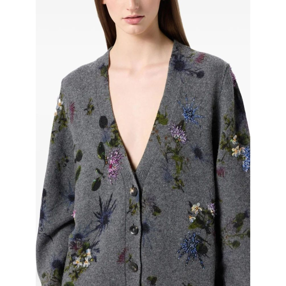 Women's 'Printed Knit' Cardigan