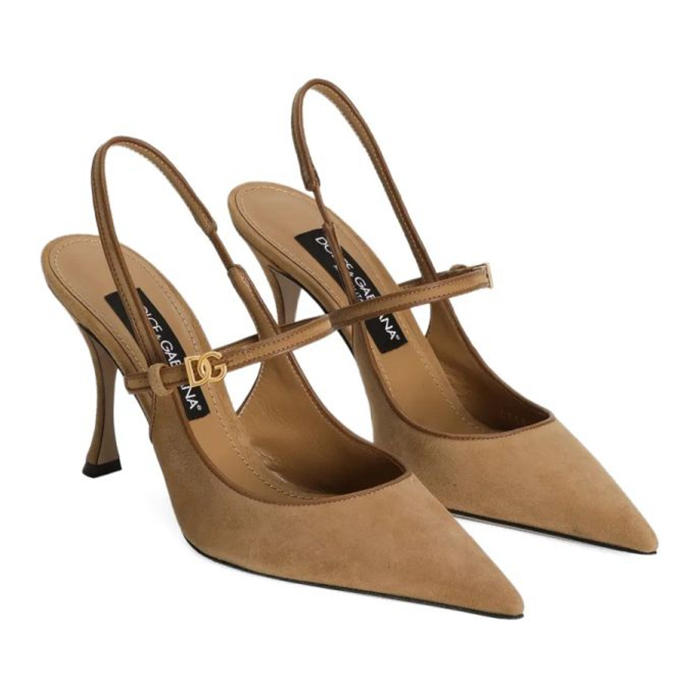 Women's 'Logo-Appliqué' Slingback Pumps