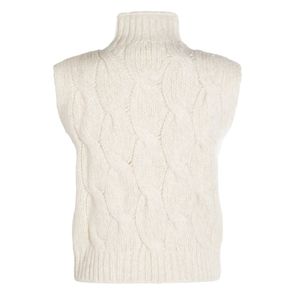 'Cable-Knit' Weste für Damen