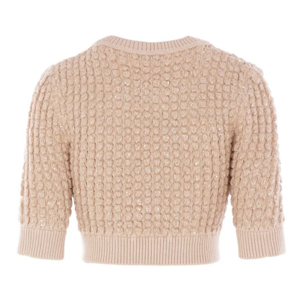 Women's 'Sequin-Embellished Cable-Knit' Sweater