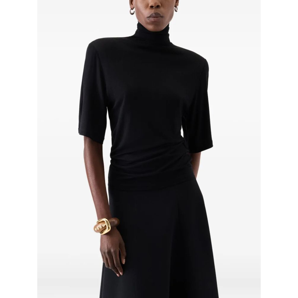 Top à manches courtes 'Turtleneck' pour Femmes