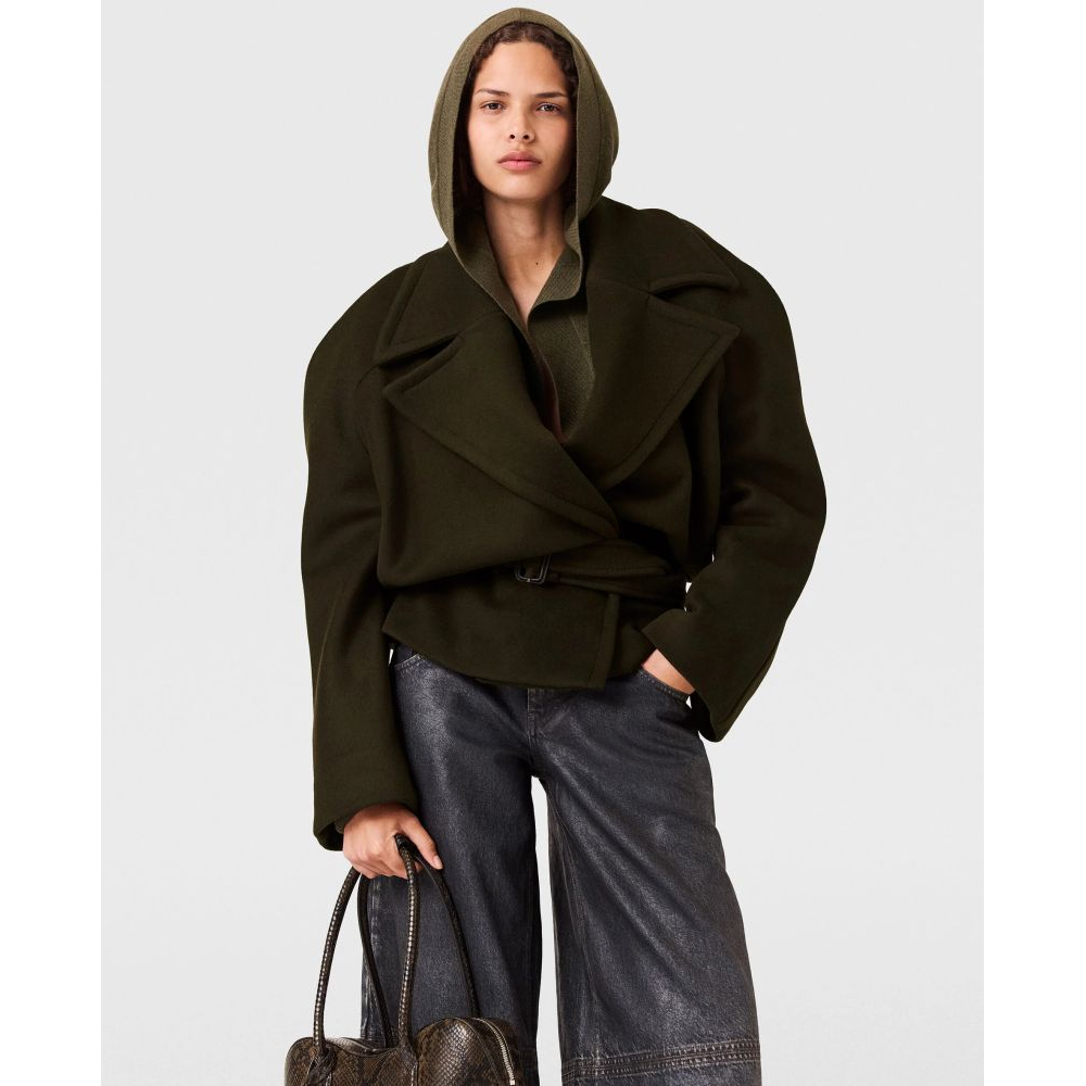 Veste 'Cropped Belted' pour Femmes