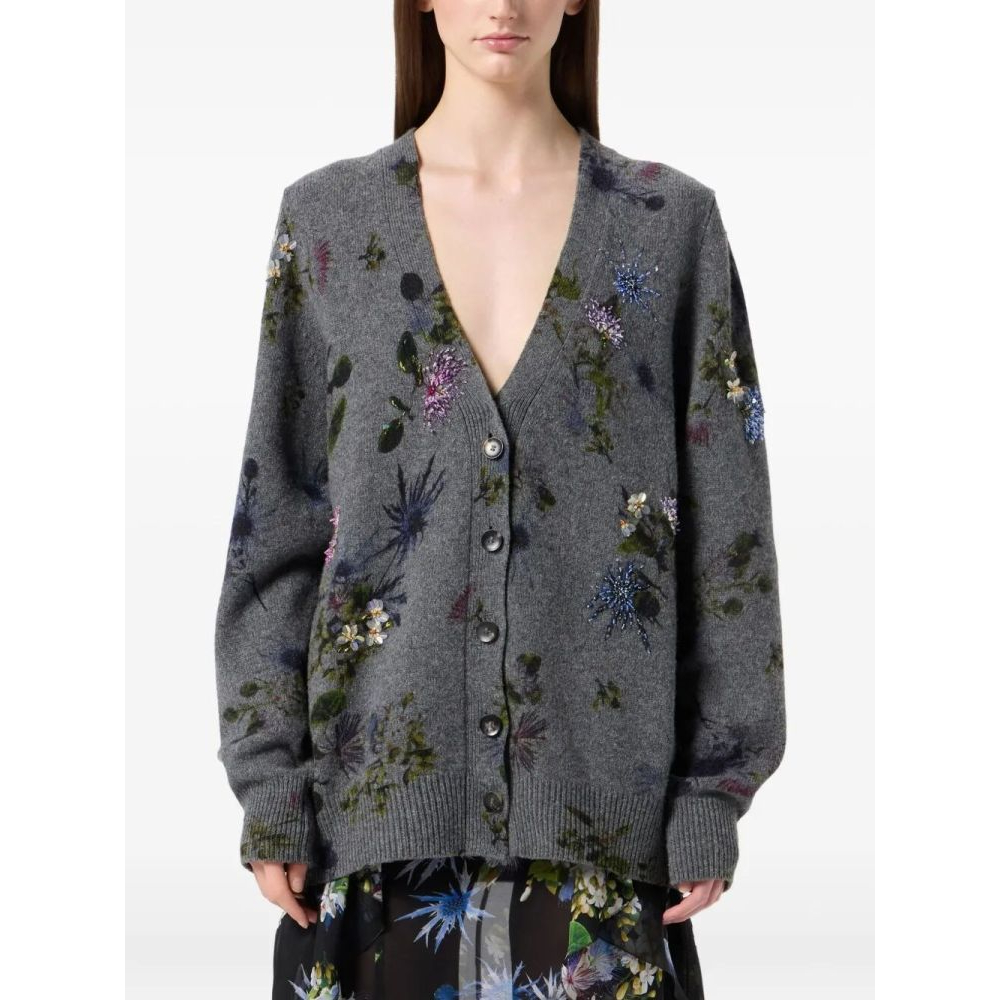 Women's 'Printed Knit' Cardigan