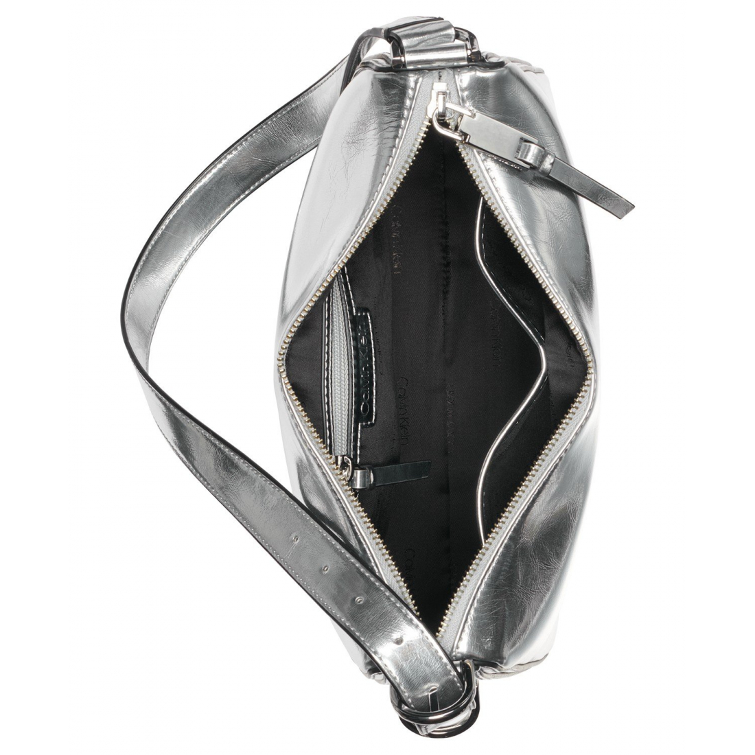 Women's 'Mandy Metallic Top Zipper' Shoulder Bag