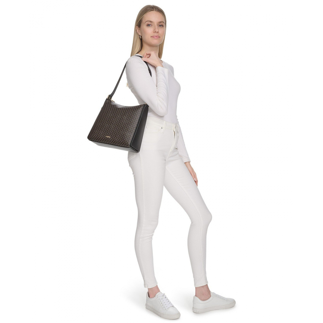 Sac à bandoulière 'Mandy Mini Signature Top Zipper' pour Femmes