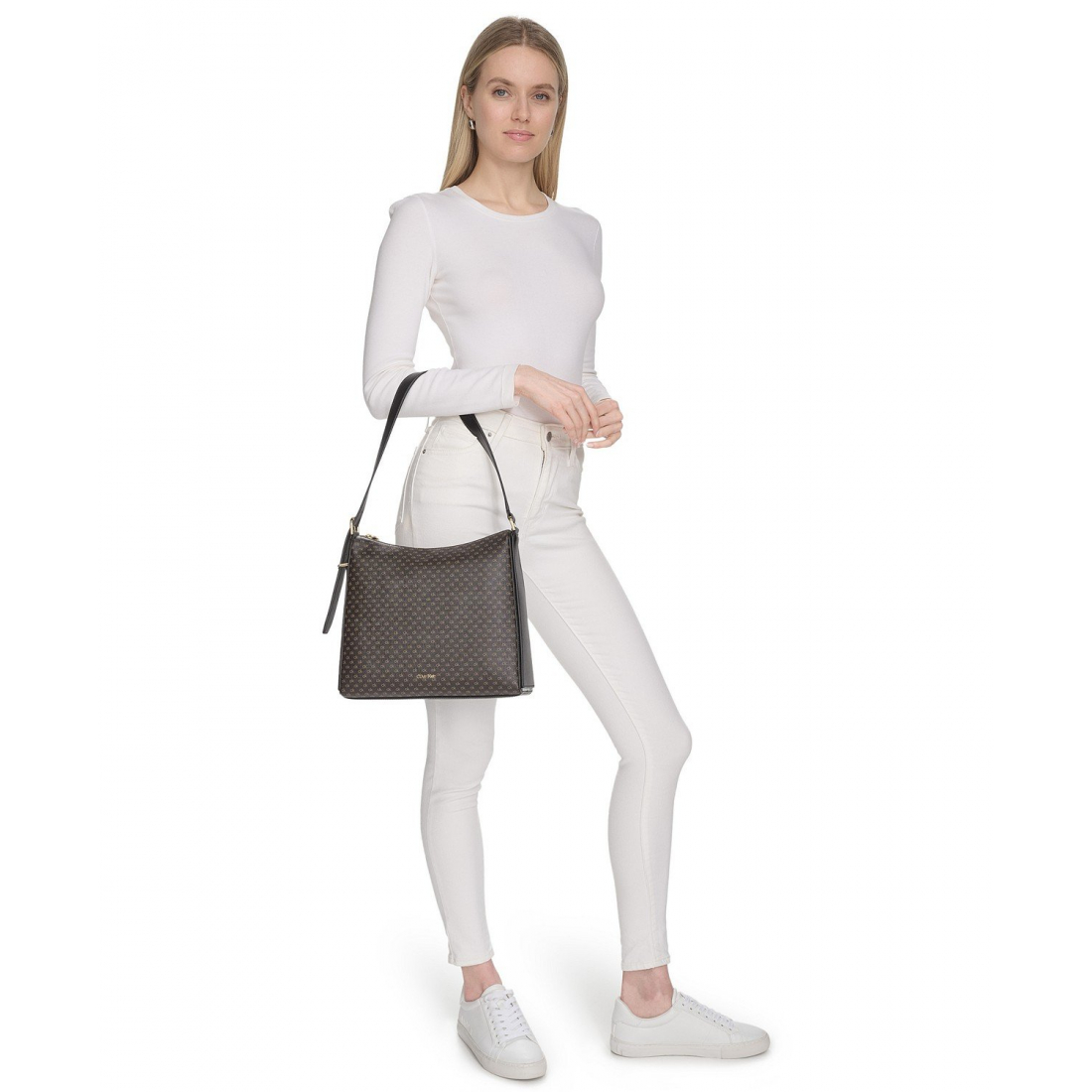 Sac à bandoulière 'Mandy Mini Signature Top Zipper' pour Femmes