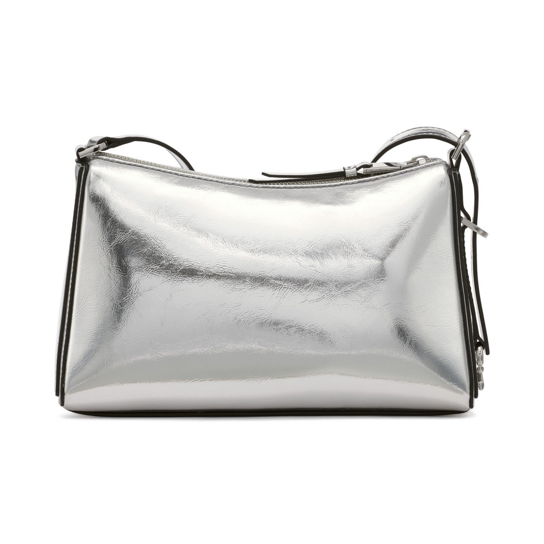 Women's 'Mandy Metallic Top Zipper' Crossbody Bag