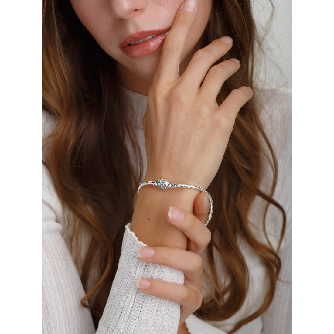 Bracelet 'Pavé Heart' pour Femmes