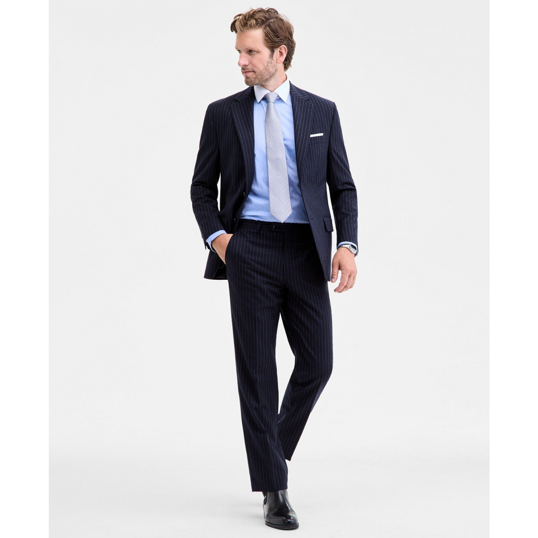 Veste de Costume 'Classic Fit Pinstripe Separate' pour Hommes