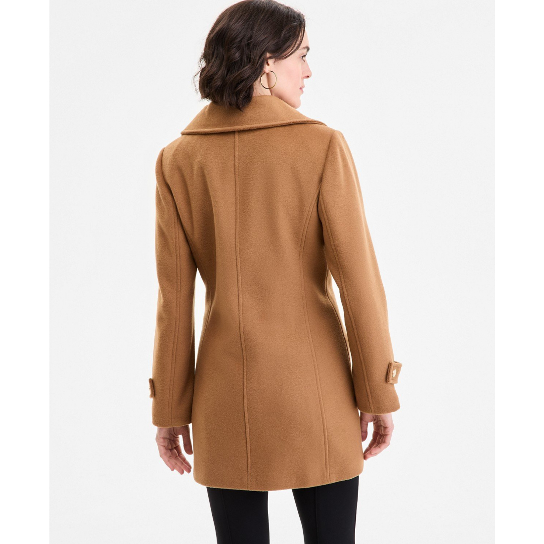 'Collared Zip-Front' Mantel für Damen