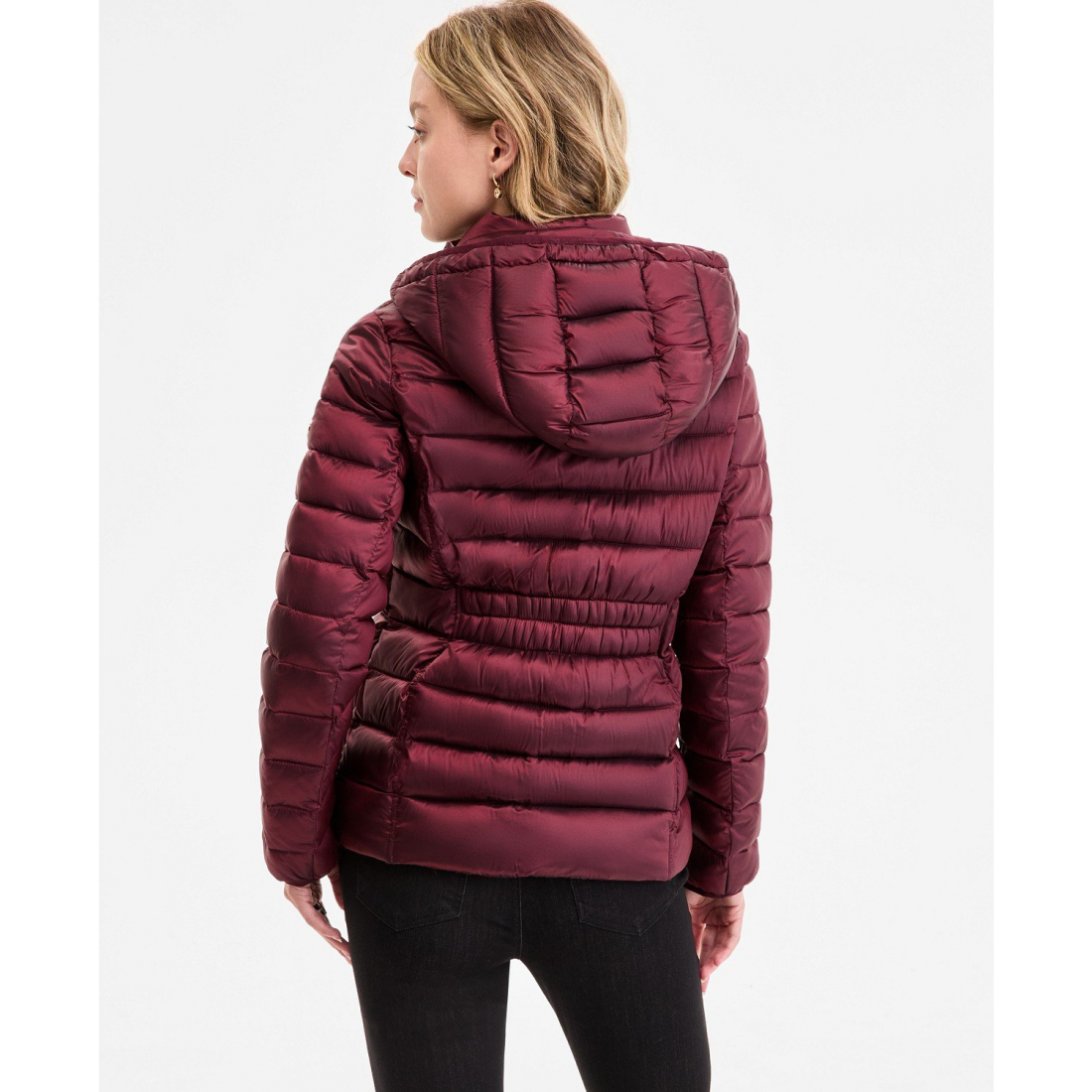 Women's 'Hooded Shine Packable' Puffer Jacket