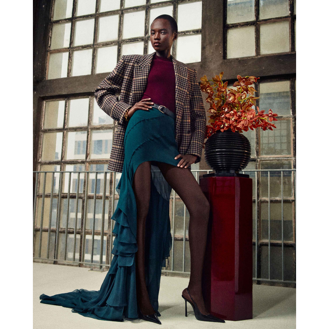 Blazer 'Plaid' pour Femmes