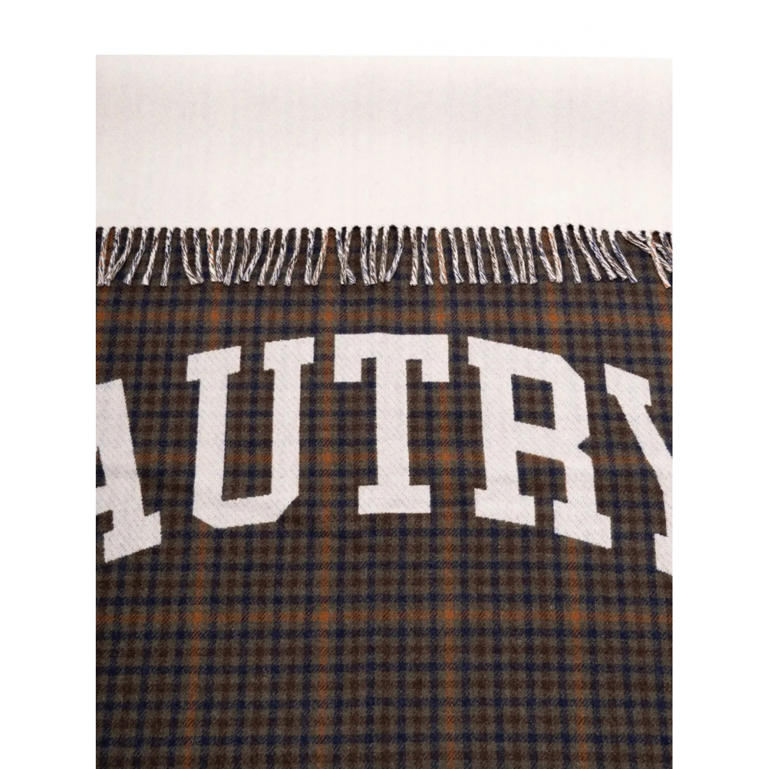 Women's 'Checked Fringed' Throw Blanket