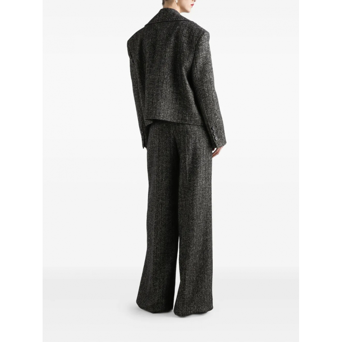 Pantalon 'Pleated Tweed' pour Femmes