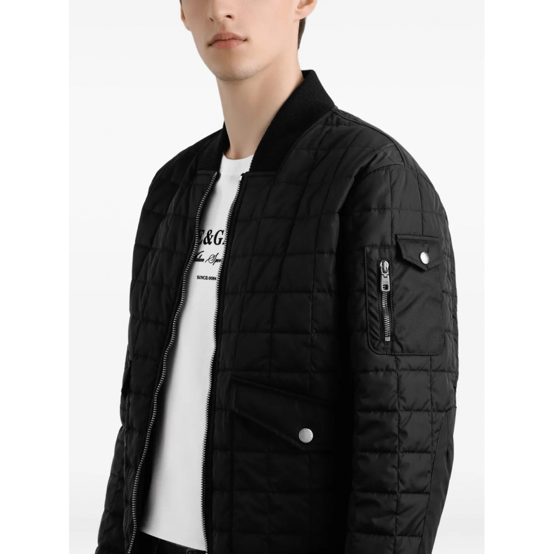 Men's 'Quilted' Bomber Jacket